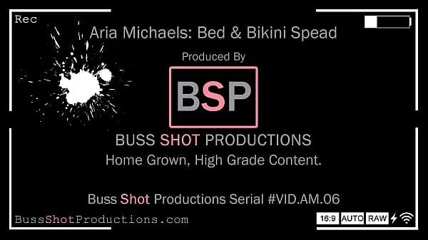 HD AM.06 Aria Michaels Bed & Bikini Spread Preview total Tube