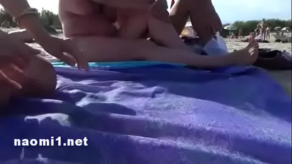HD public beach cap agde by naomi slut کل ٹیوب