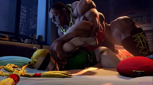 HD Cammy White vs Balrog - Street Fighter V (with voice sound totale buis