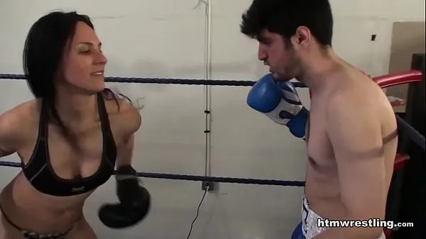 HD Femdom Boxing Beatdown of a Wimp total Tube