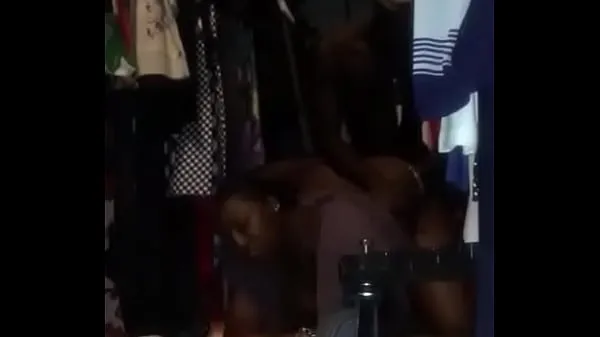 HD A black Africa woman fuck hard in her shop from behind tubo total