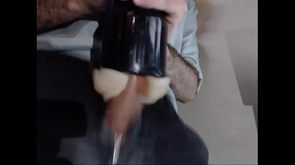 HD My cock sliding slowly inside fleshlight total Tabung