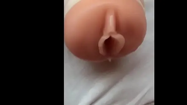 HD Fodendo meu brinquedo terminando em um creampie tubo total