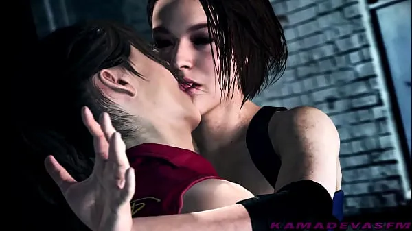 HD Resident Evil : Claire & Jill Lesbian Kissing | KamadevaSFM totalt rör