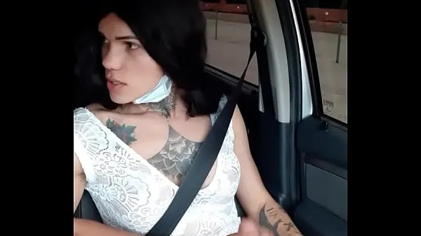 HD Sabrina Prezotte FOLLANDO A UBER en los estacionamientos de Barra Funda. - El primer día del año tomé un uber para dejarme en la calle, tuve que pagar el pasaje follándome el culo tubo total