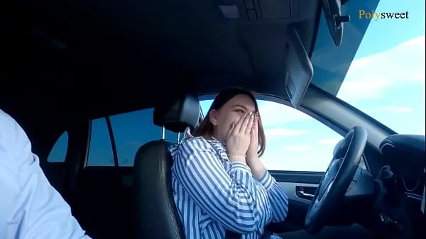 HD Russian girl passed the license exam (blowjob, public, in the car total Tube