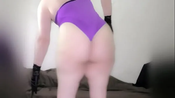 एचडी COLOSSARE84 - chubby butt sensualizes in lilac and grins your asshole untouched कुल ट्यूब