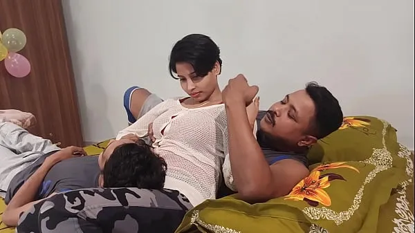 HD amezing threesome sex step sister and brother cute beauty .Shathi khatun and hanif and Shapan pramanik total Tube
