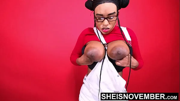 HD I'm Erotically Posing My Large Natural Tits And Huge Brown Areolas Closeup Fetish, Bending Over With My Big Boobs Bouncing, Petite Busty Black Babe Sheisnovember Jiggling Her Saggy Bomb Shells While Bending Over After Sitting on Msnovember total Tube