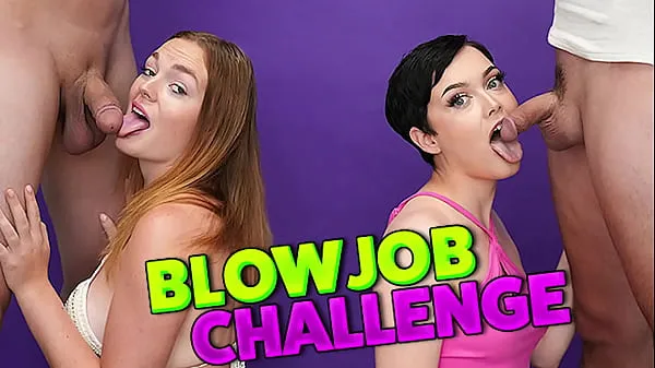 HD Blow Job Challenge - Who can cum first total Tube