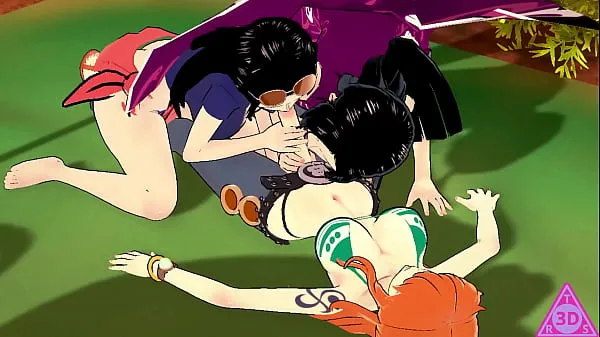 HD Parody Nami Boa Nico Robin uncensored sex hentai game Japanese Asian Manga Anime Game Trans ..TR3DS total Tube