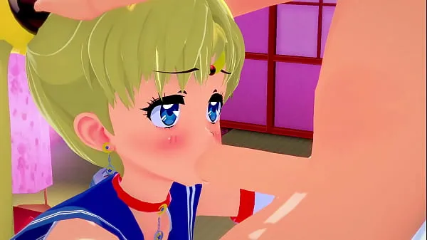 HD A estudante excitada Sailor Moon chupa a pila apaixonadamente l 3D SFM hentai sem censura tubo total