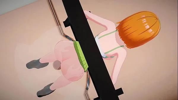 HD Sex with moaning Yotsuba Nakano - 3D Hentai total Tabung
